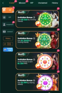 BetQQ Game Events