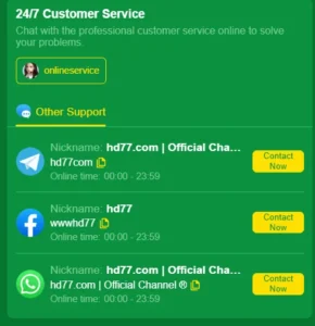 HD77 Support
