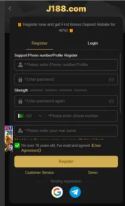 J188 Login