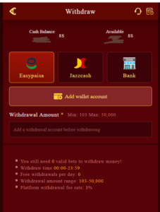 N999 Withdraw