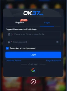 Ok37 Registration