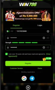 Win786 Registration